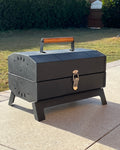 Double Barrel Portable Charcoal Grill - Made By Grillit